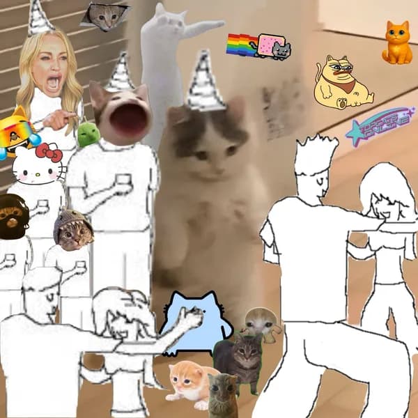 cats mask nub mini nyan kitty shark long