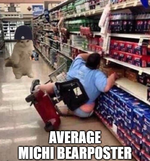 averagebearposter funny fat big