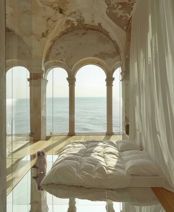 aesthetic bed bedroom mansion gmichi