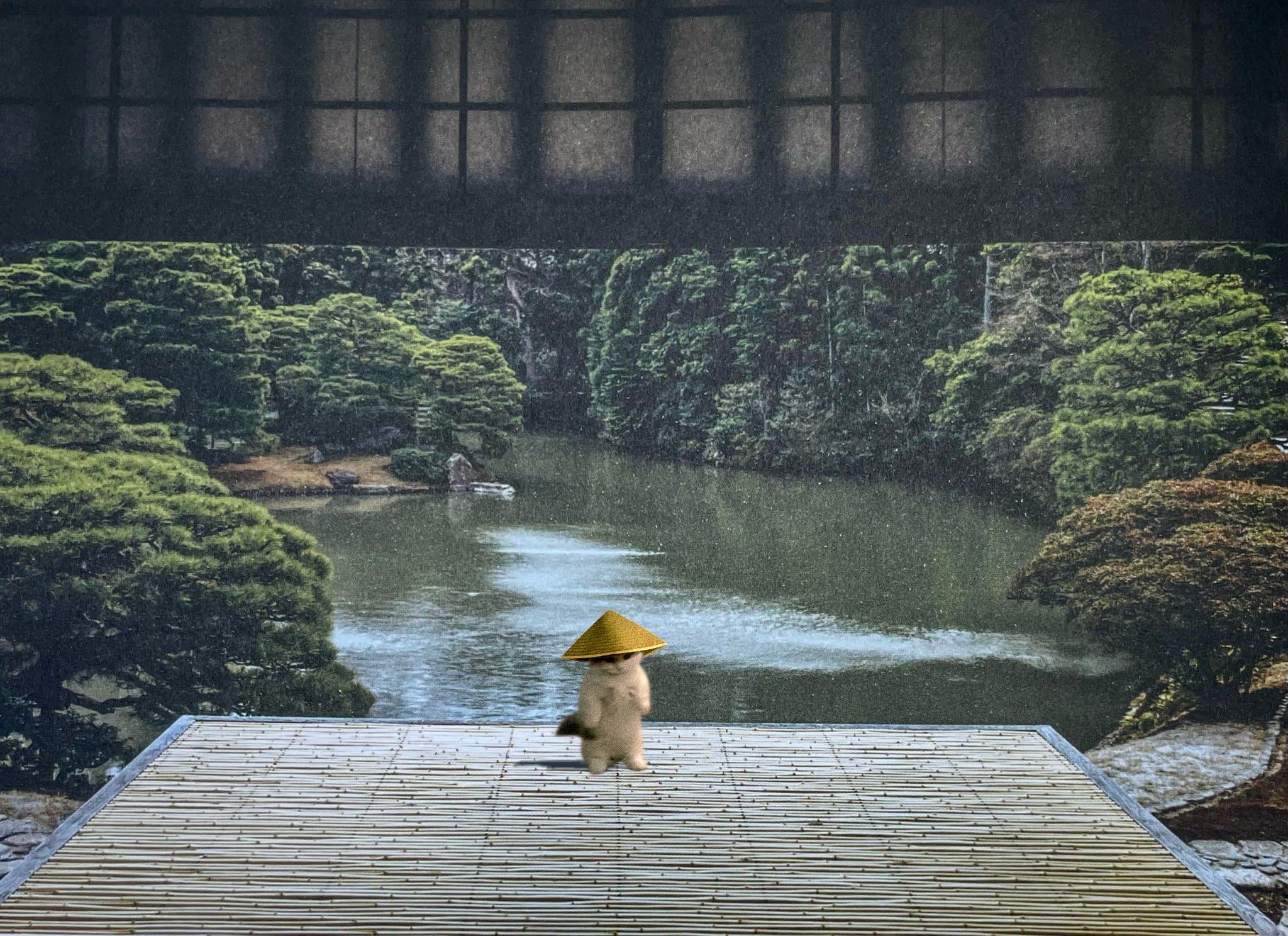 temple bridge outdoors grass