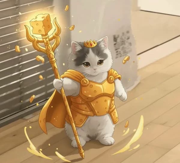 cheese scepter crown cute