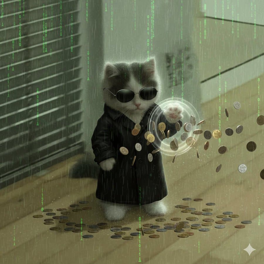 matrix sunglasses coins movies