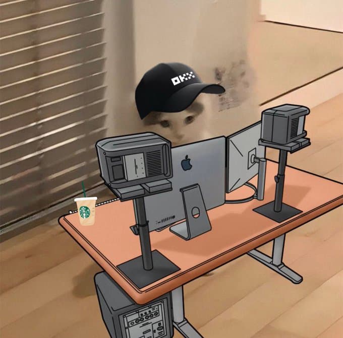 okx apple starbucks computer