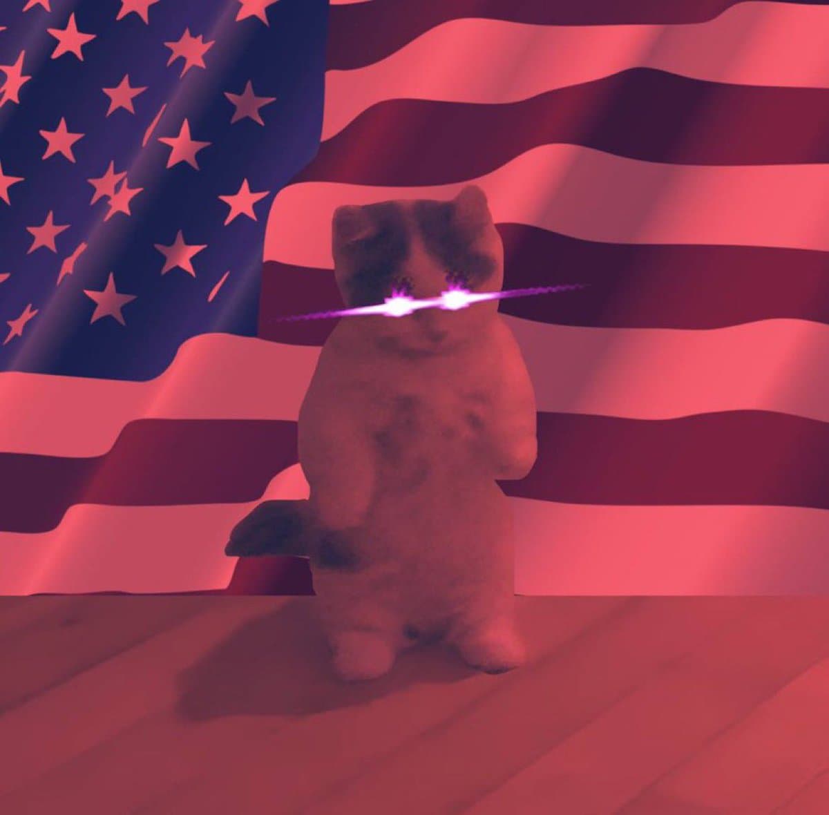 usa laser eyes america dark
