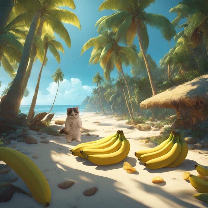 banana zone island beach