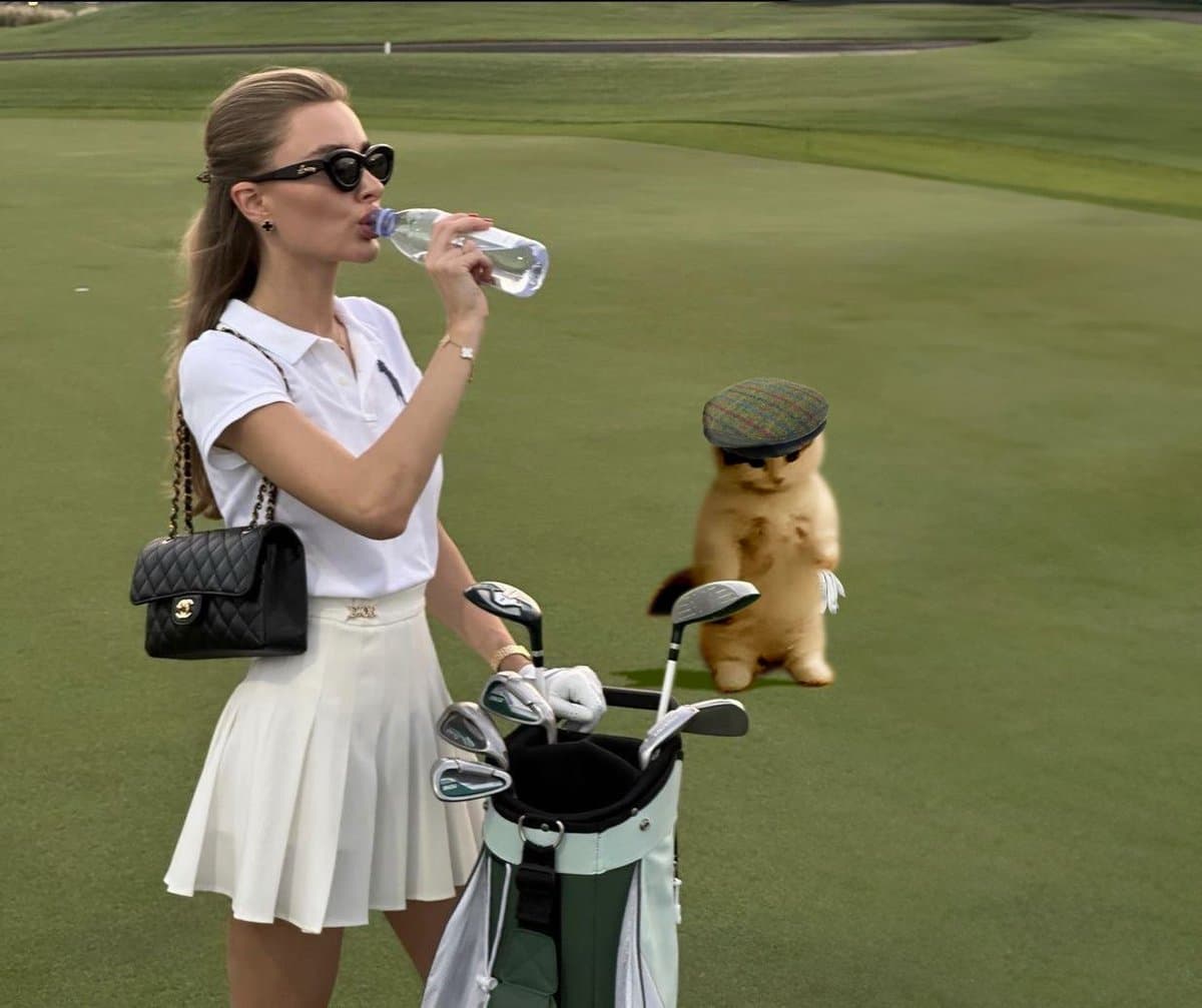 girl chanel golf outdoors sports