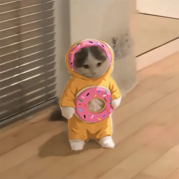 hoodie pink donut