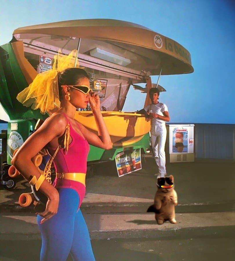 bluelight sunglasses girl 80s blonde