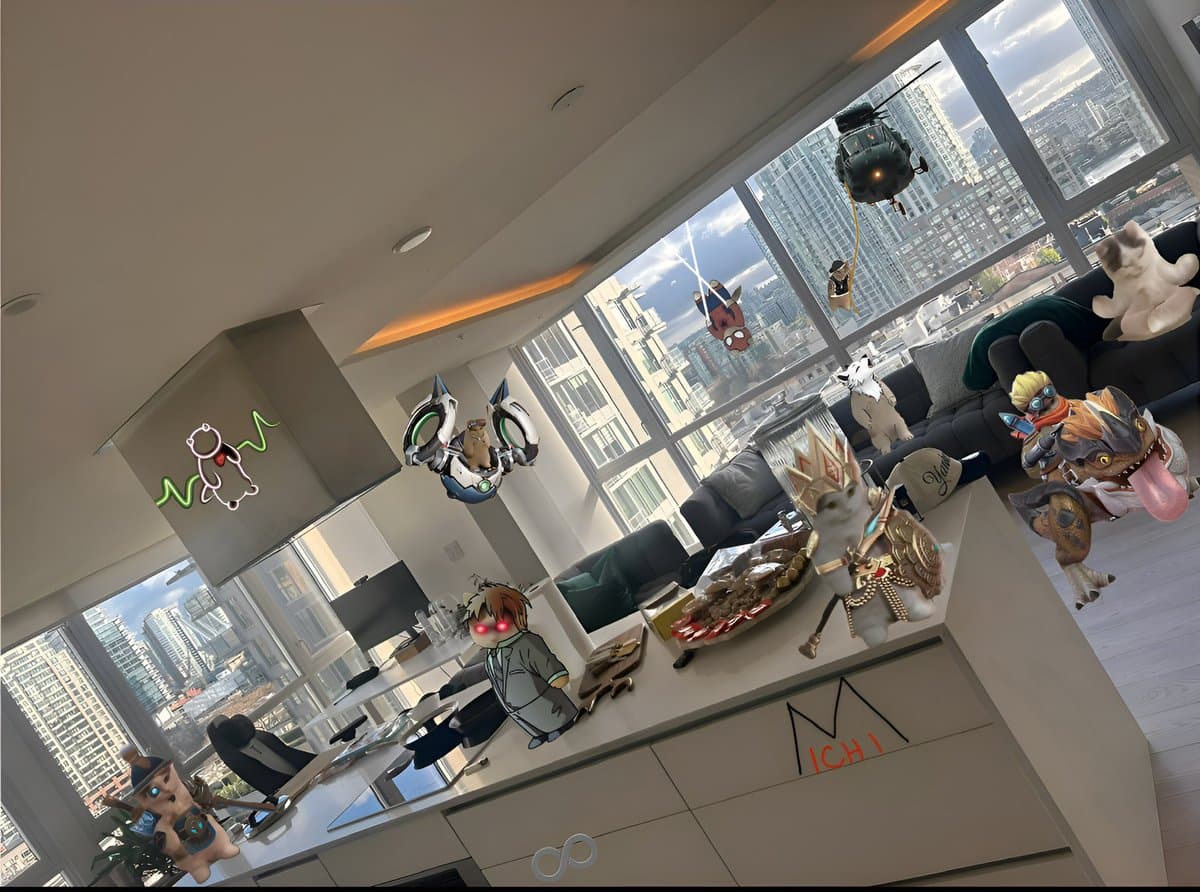 home kitchen livingroom gang friends