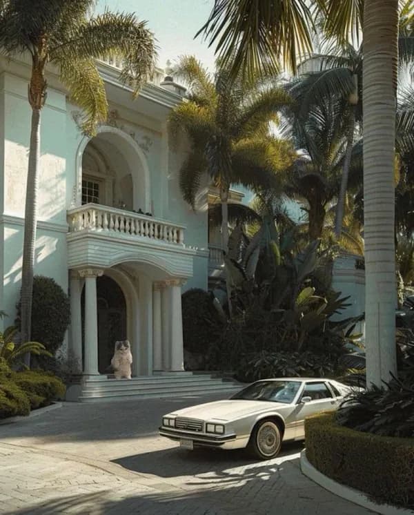 car house mansion rich wagmichi