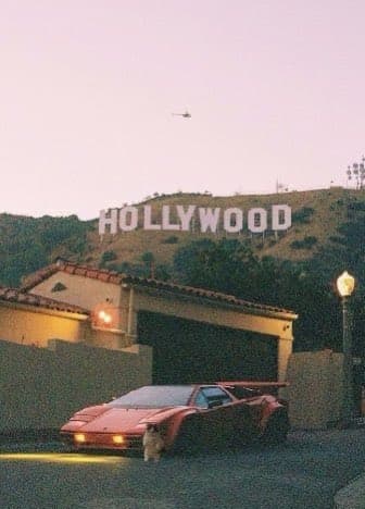 car lamborghini hollywood house garage