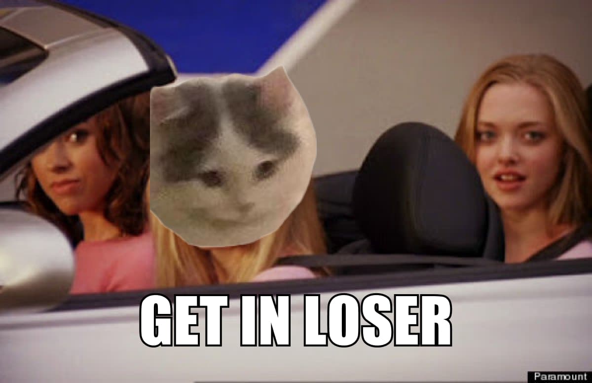 getinloser car meangirls funny
