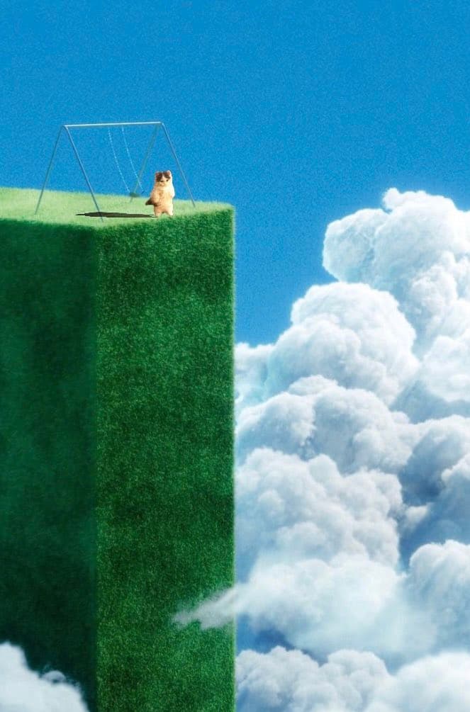 grass green clouds mood vibe