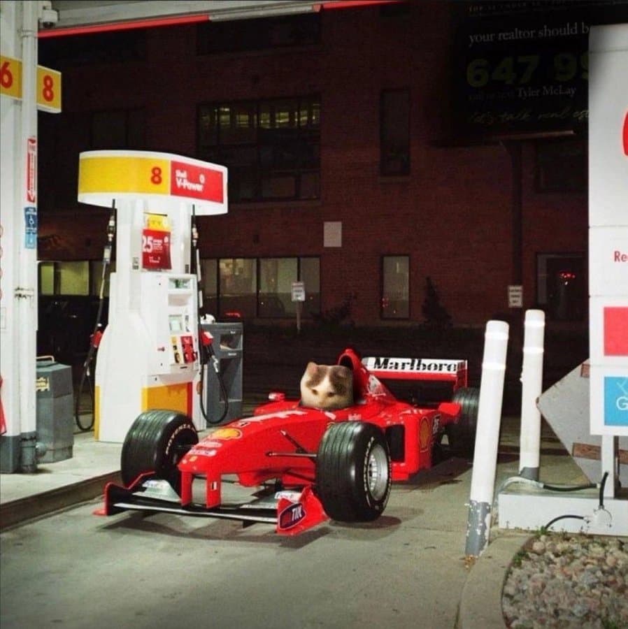 gasstation racecar