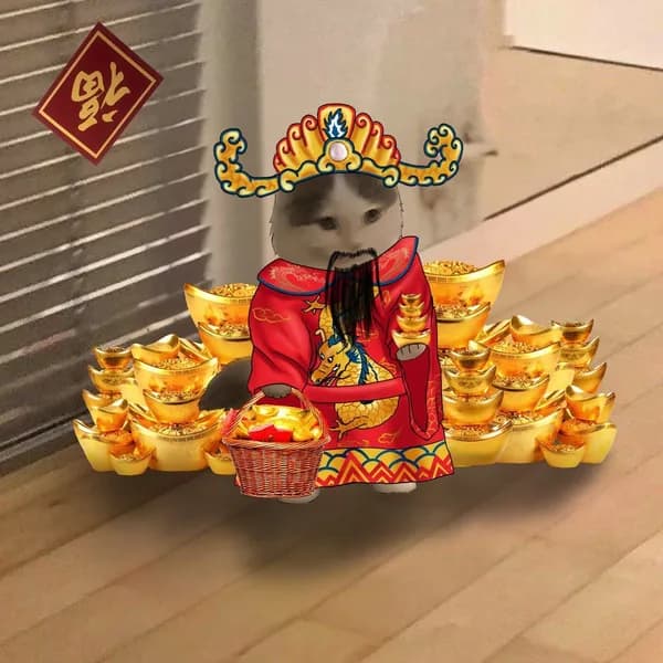 chinesenewyear cny lunar godofwealth money prosperous rich