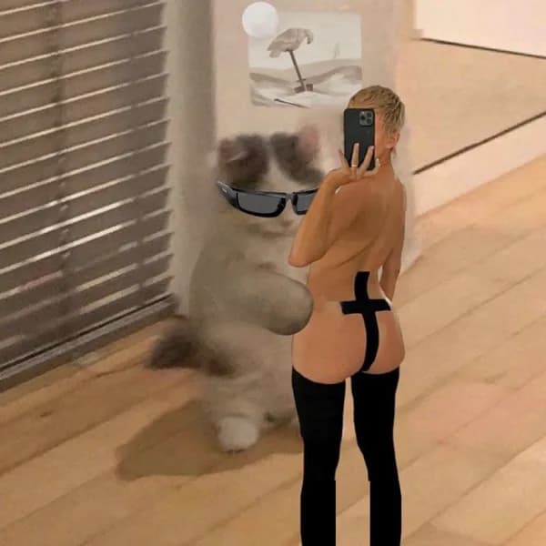 gyatt thong sunglasses girl sexy ass butt