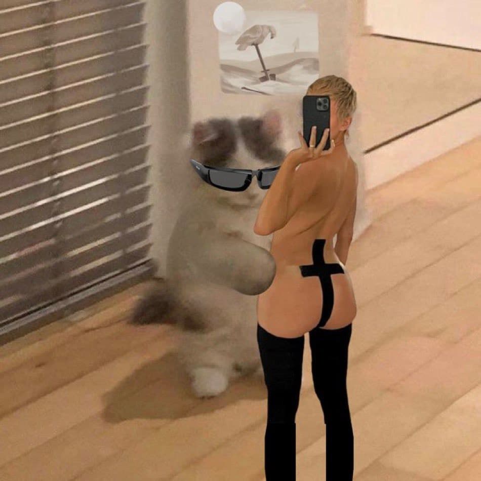 gyatt thong sunglasses girl sexy ass butt