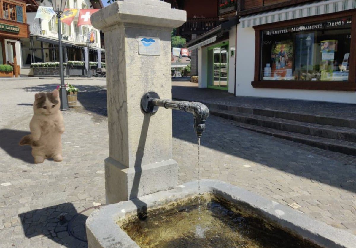 water spring faucet fountain