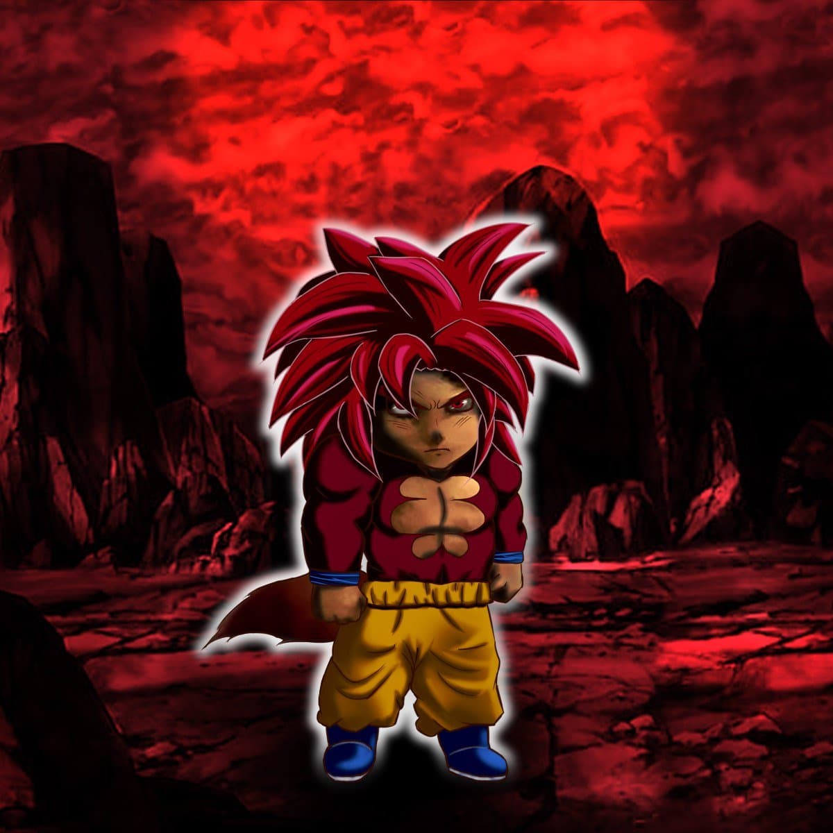 goku supersaiyan4 daima dbz dragonball