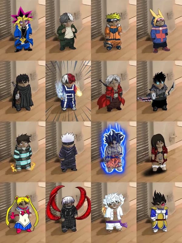 anime collage
