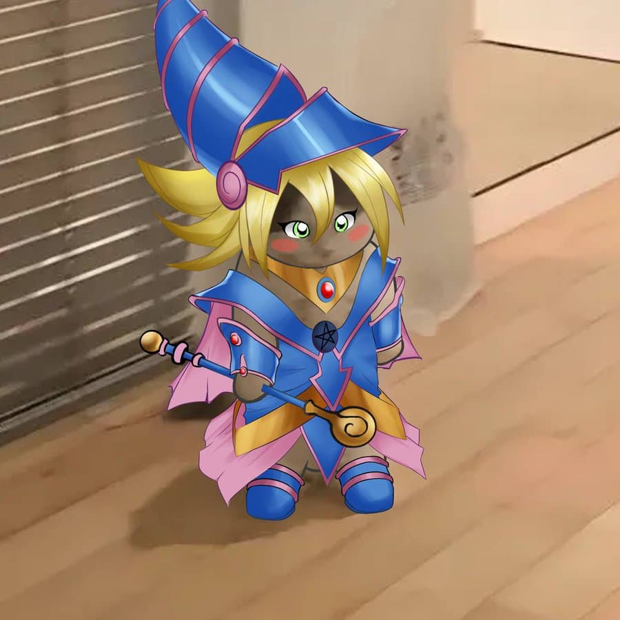 dark magician girl anime yugioh
