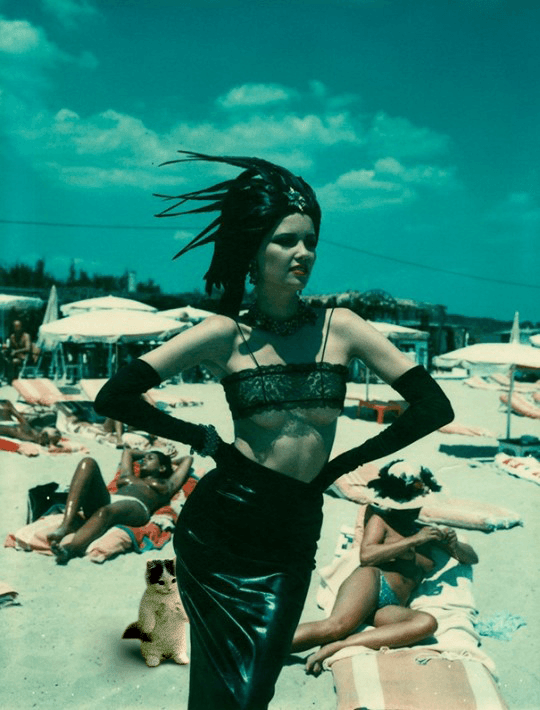 girl dress sexy beach water outdoors boobs