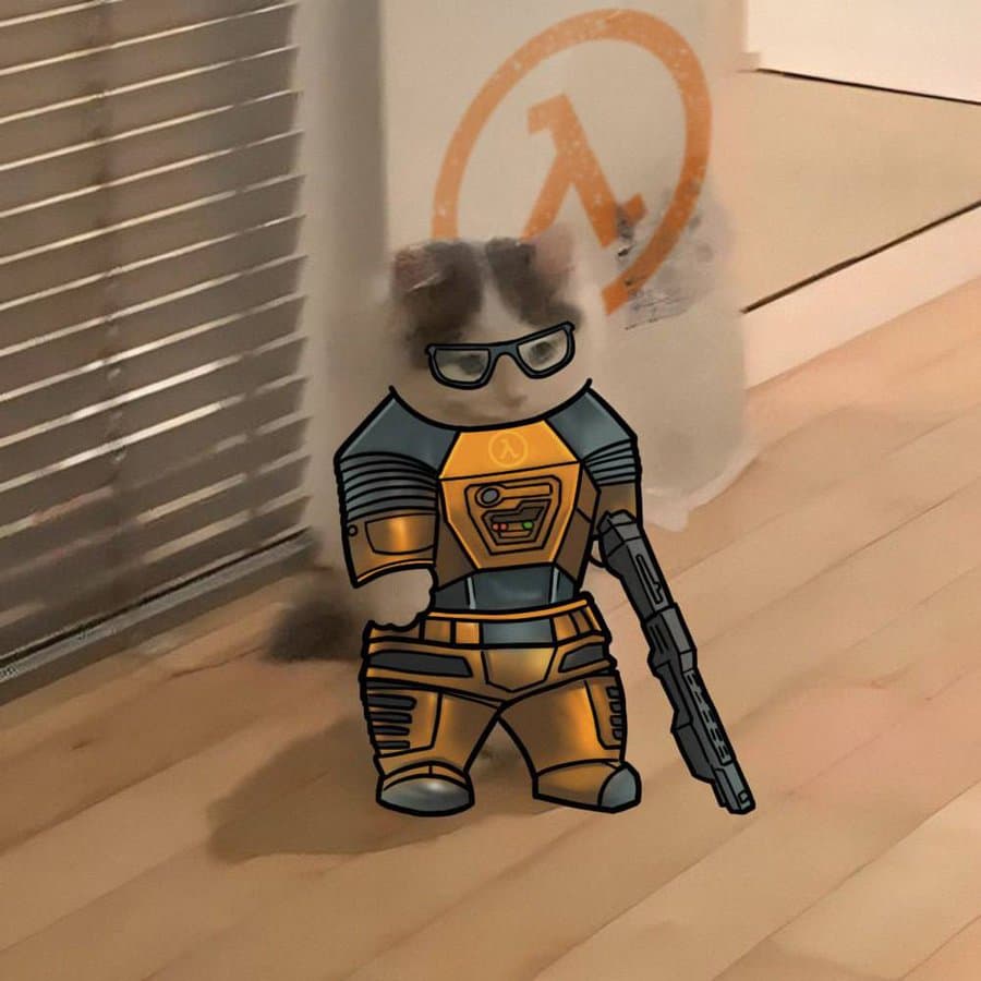 halflife gordonfreeman glasses gun weapon