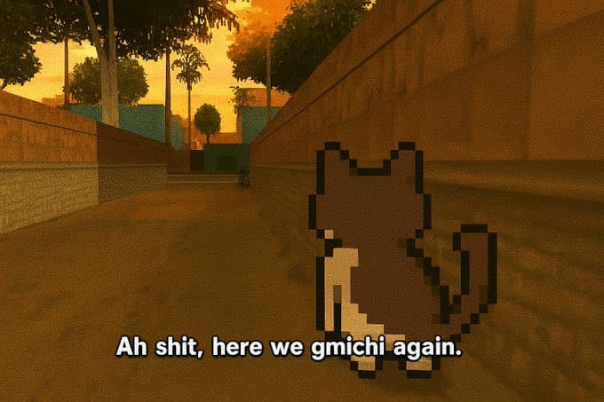 gmichi gangsta shit here gta