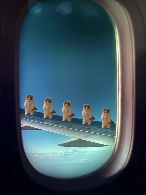 airplane window sky