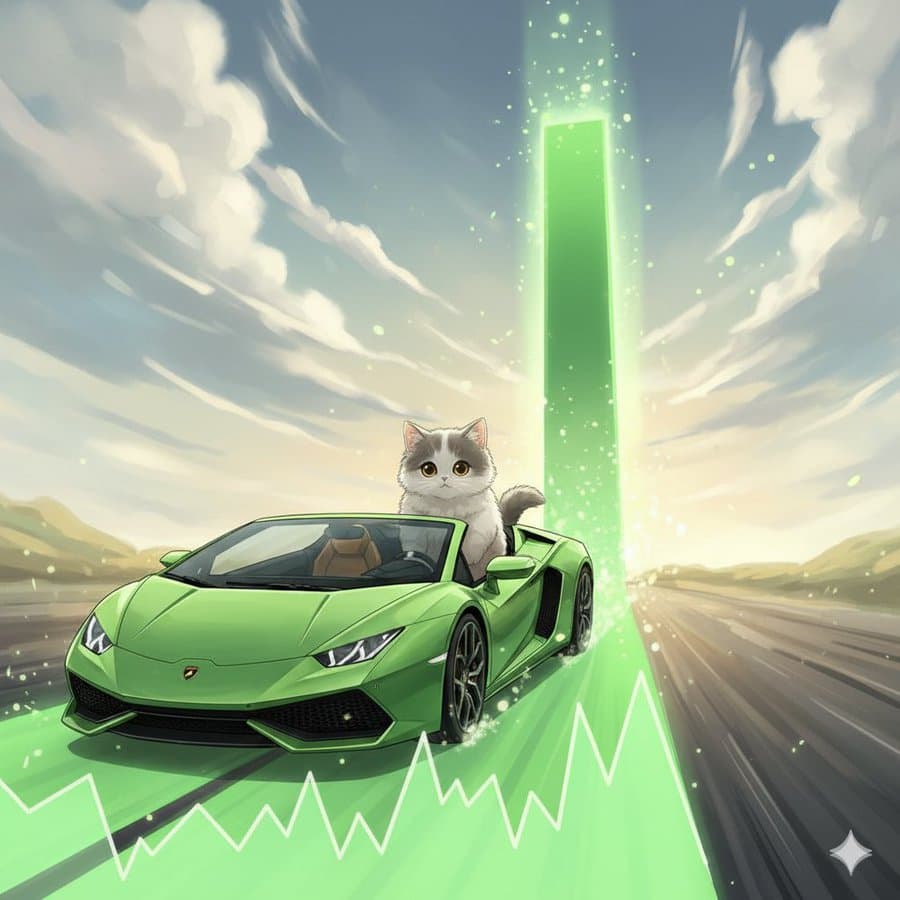 lamborghini green candle