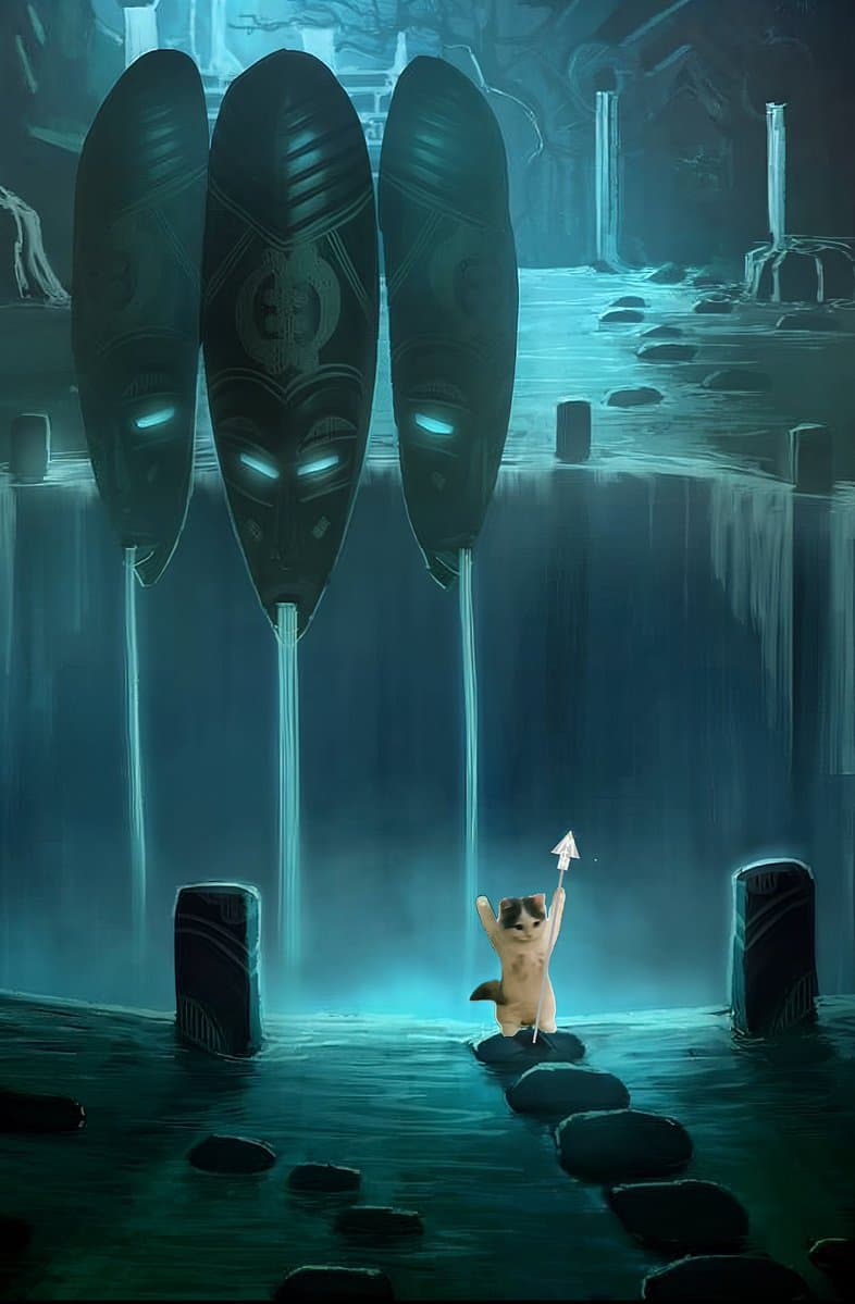 stones rock green happy