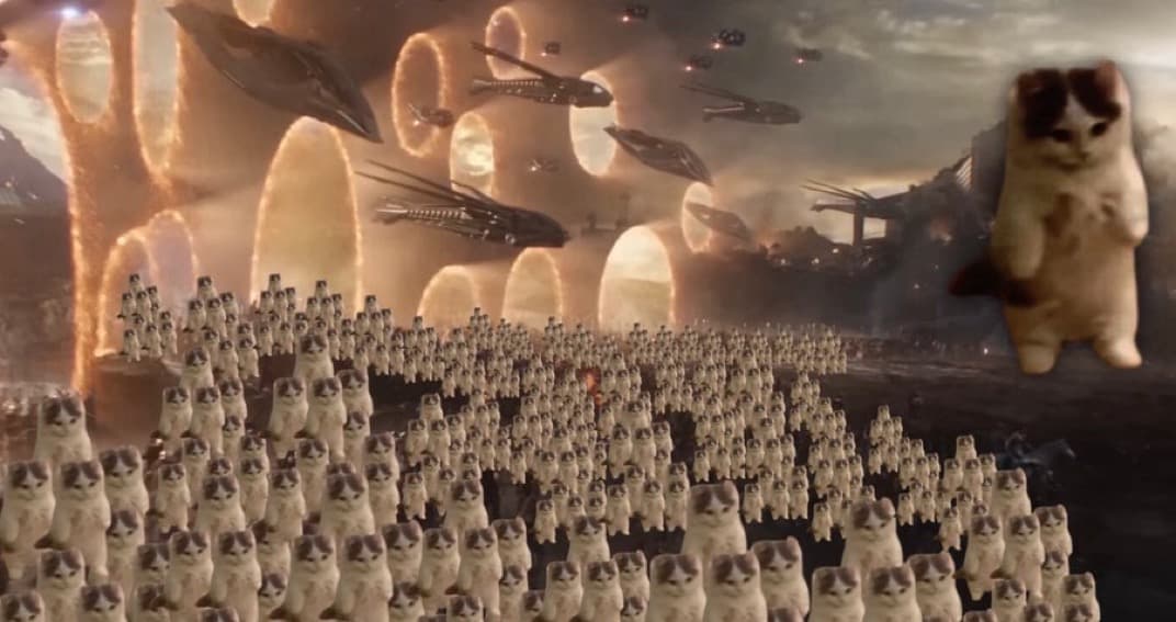 avengers endgame army alot many multiple cult gang group infinite