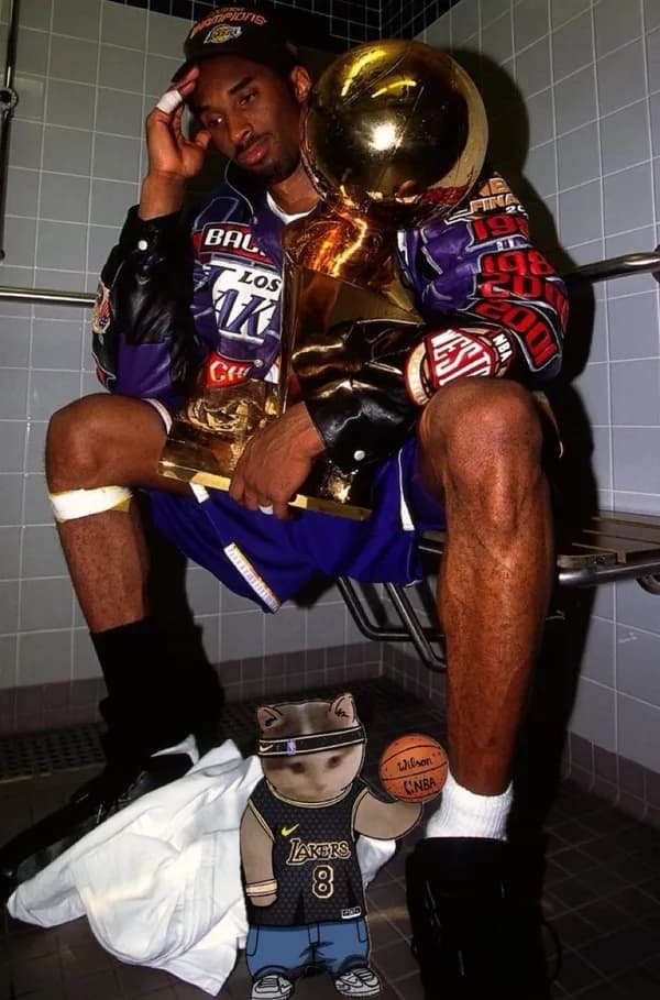 lakers kobe bryant nba basketball trophy