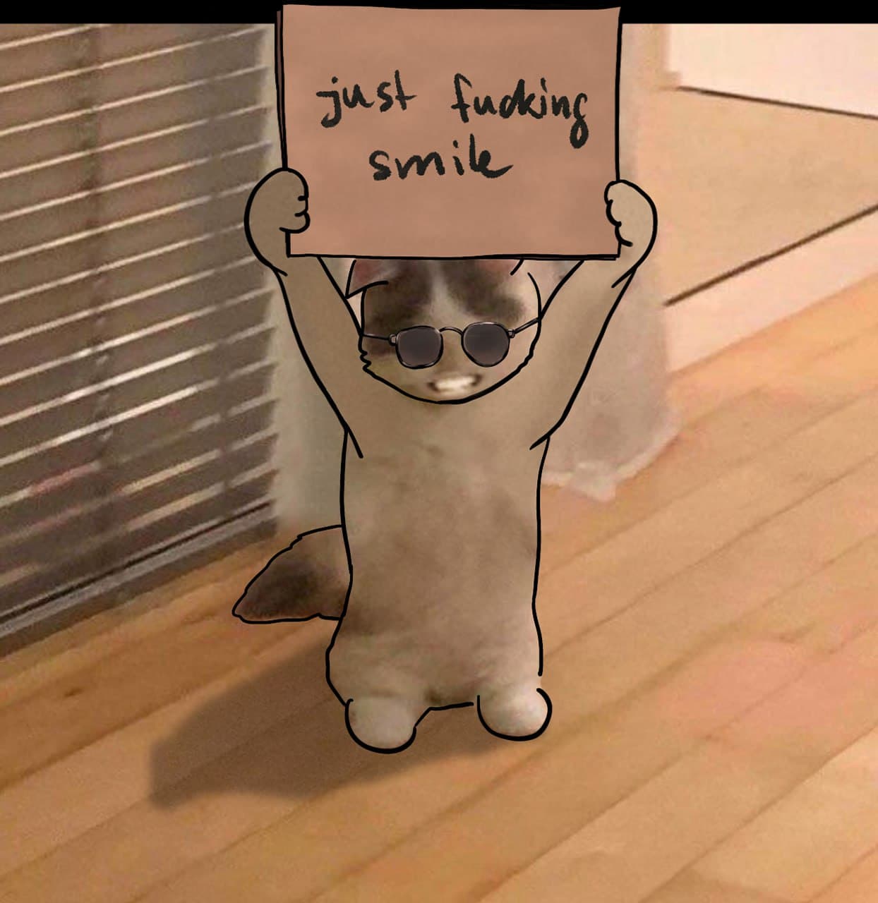 justfuckingsmile sign