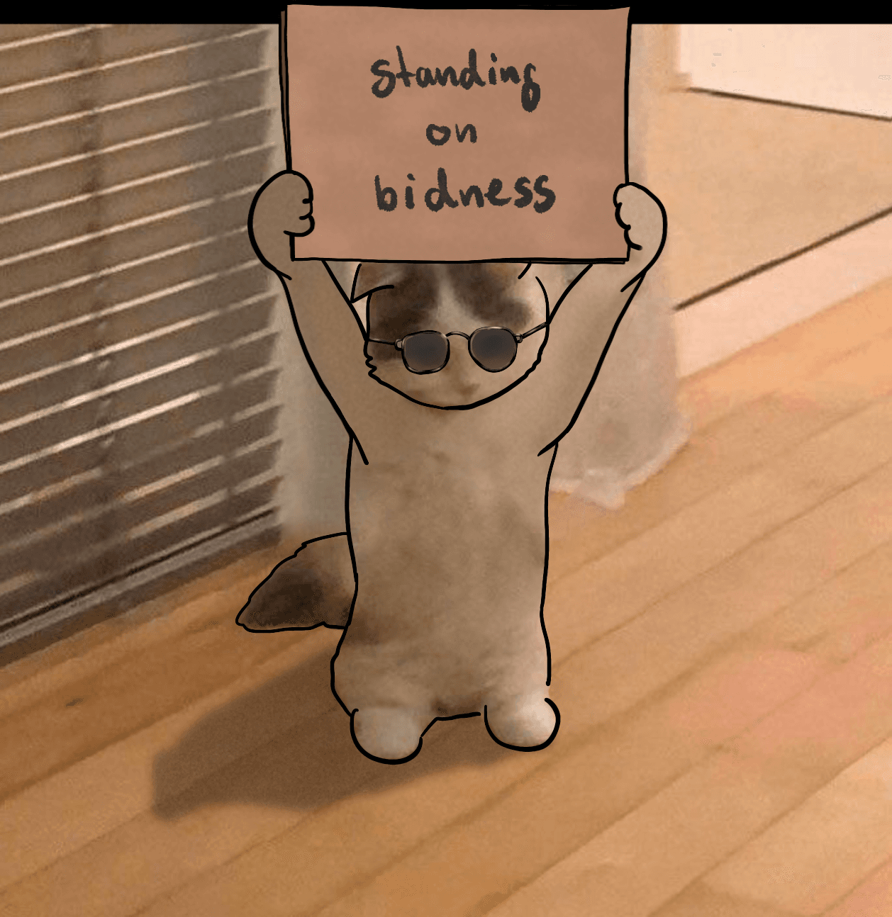 standingonbidness sign