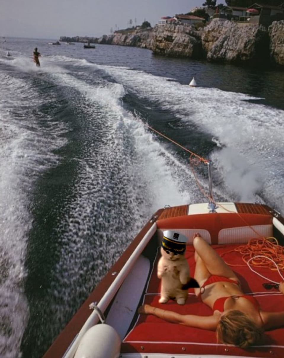 yatch boat girl nsfw fancy luxury ship