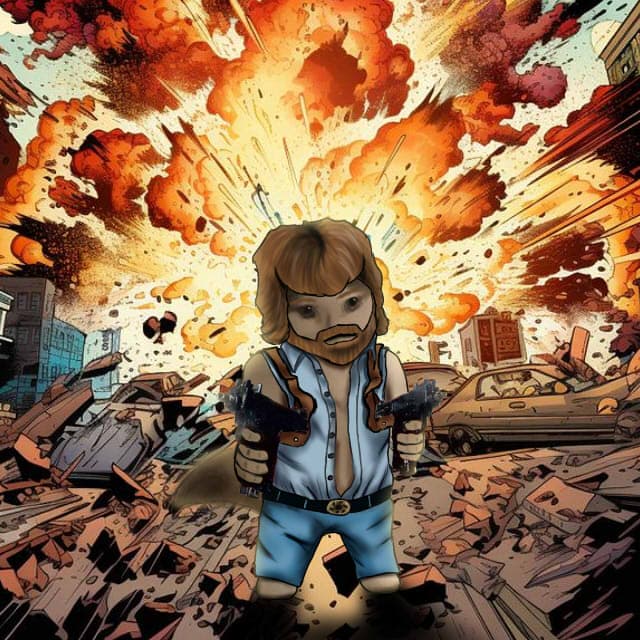 chucknorris gun explosion boom