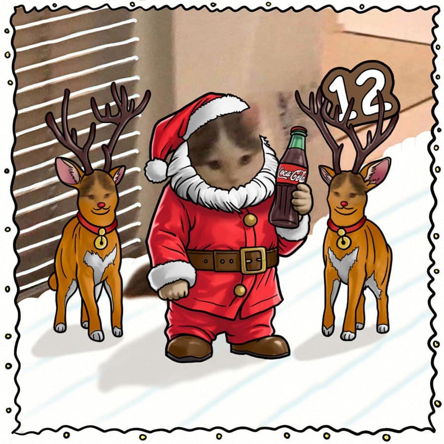 christmas advent xmas reindeer