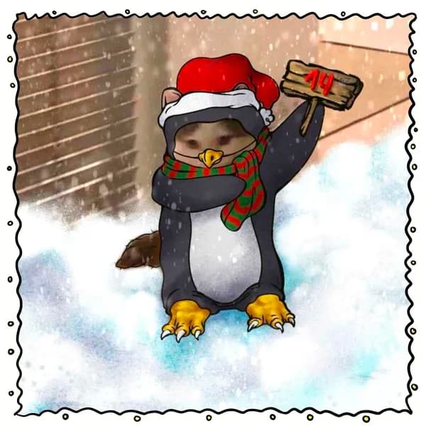 christmas advent xmas penguin