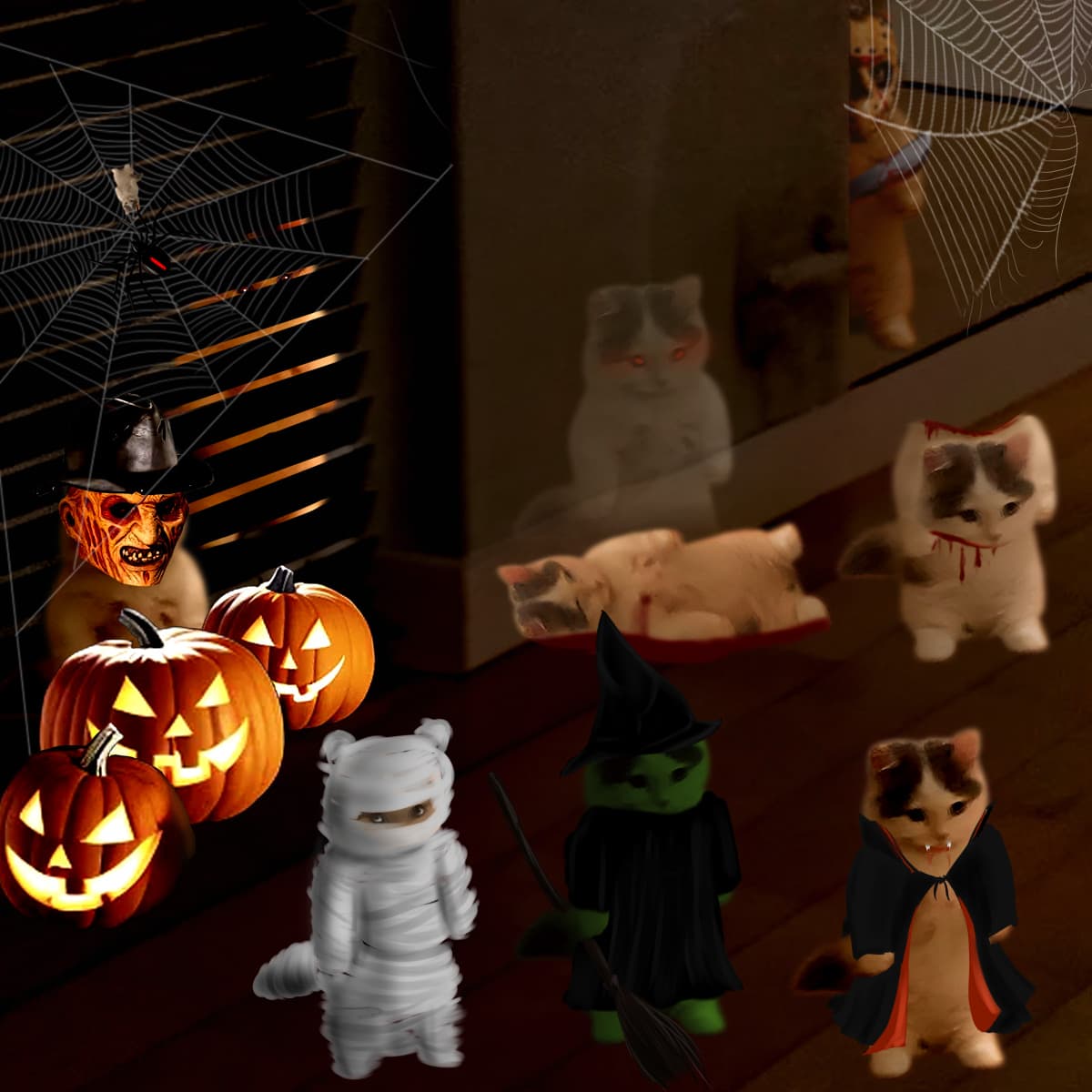 halloween gang pumpkin