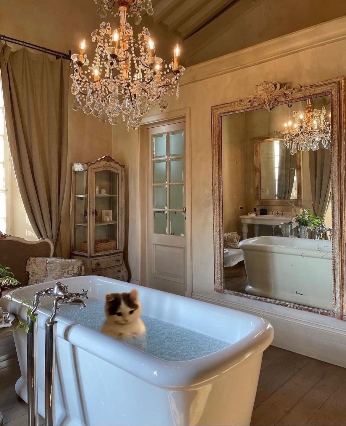 bathtub chill mood vibe house