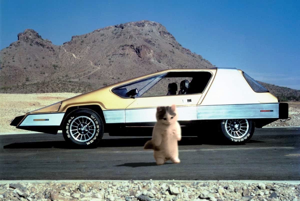 car outdoors mountains