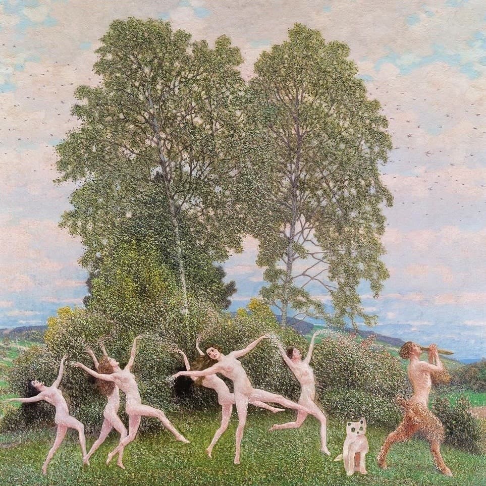 frollick cult girls outdoors trees dance