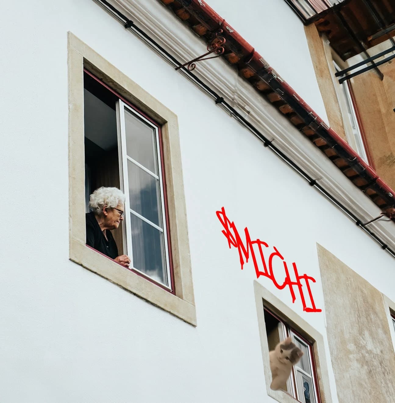 window house graffiti