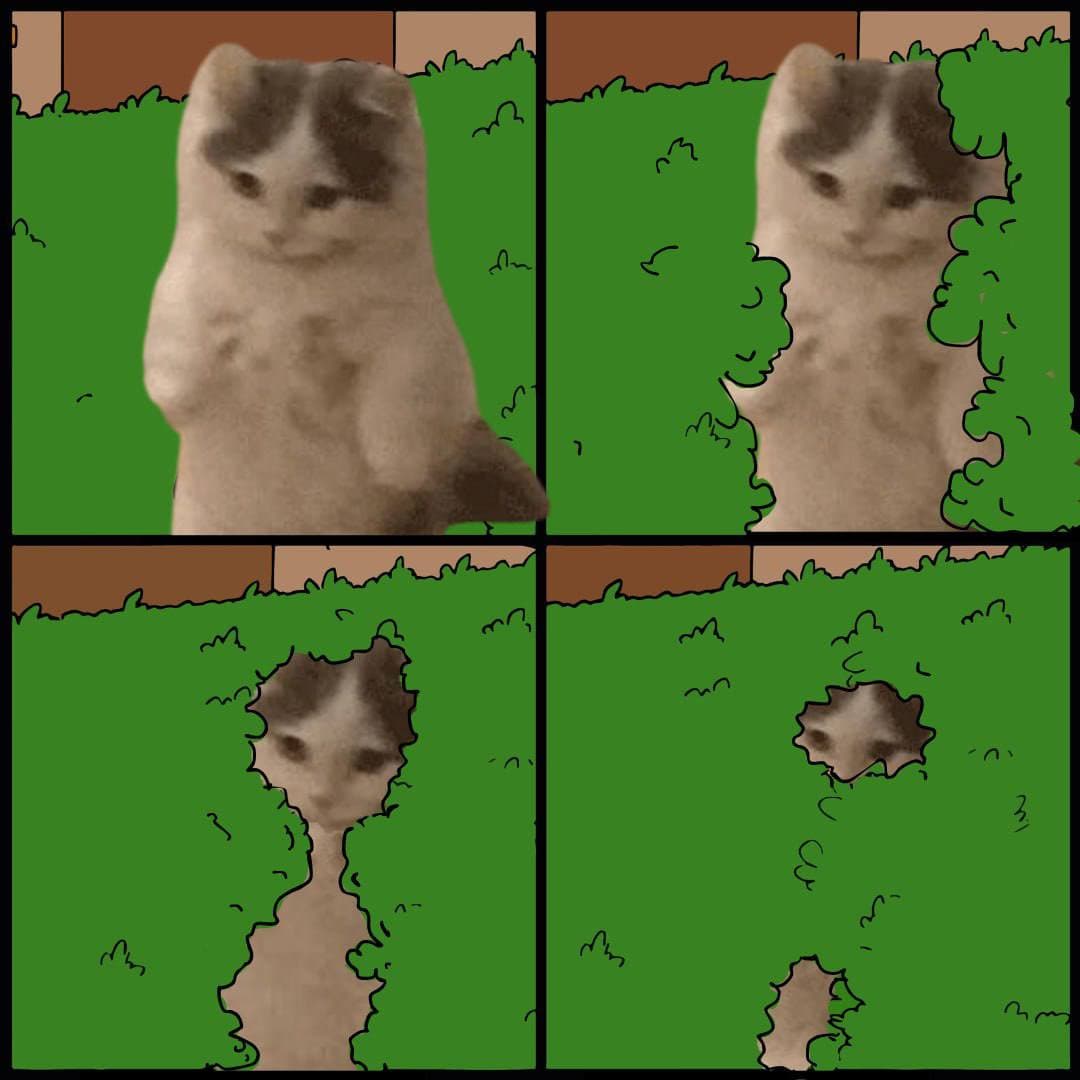 bush simpsons hide see