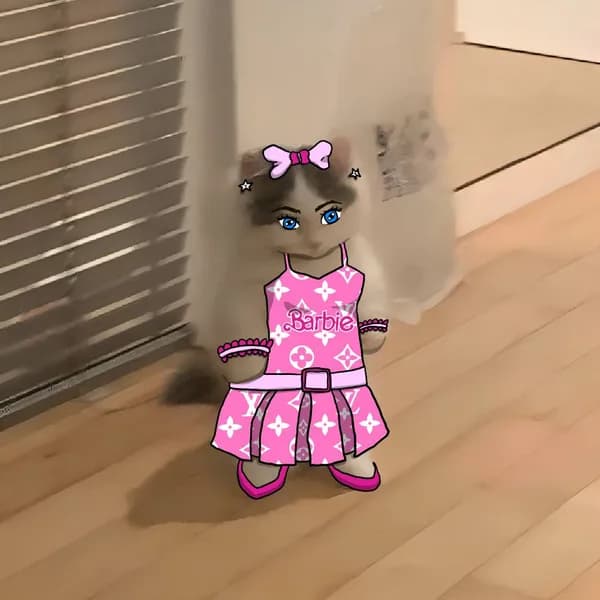 barbie pink bow