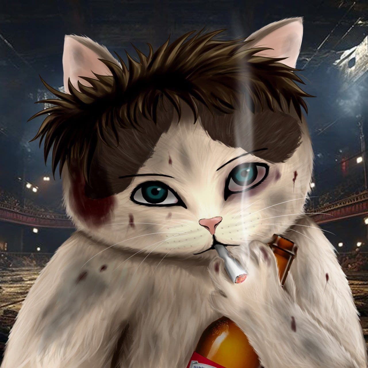 fightclub smoke beer drink alcohol cigarette fightclub marcell kol