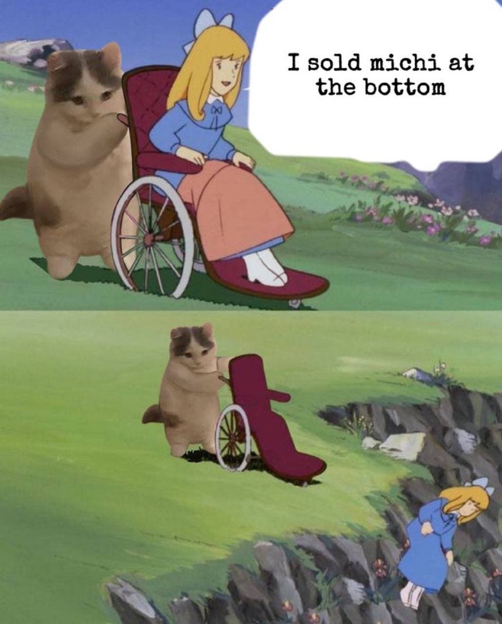 funny sell sold bottom throw push cliff