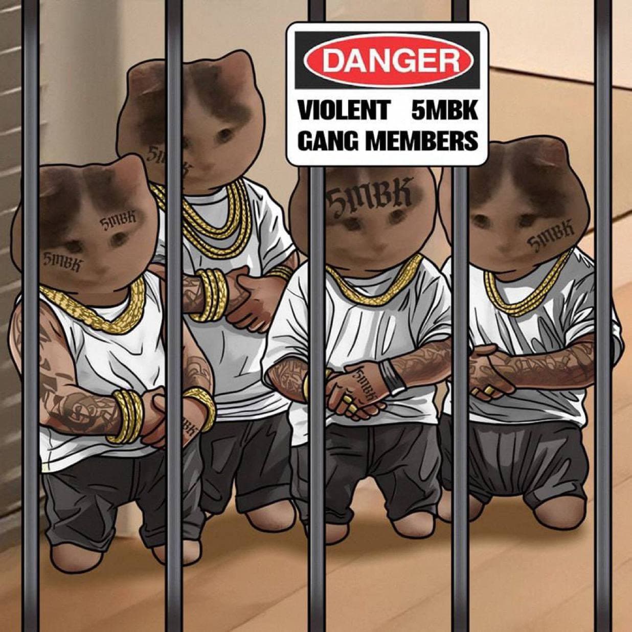 gang jail violent criminal cult group