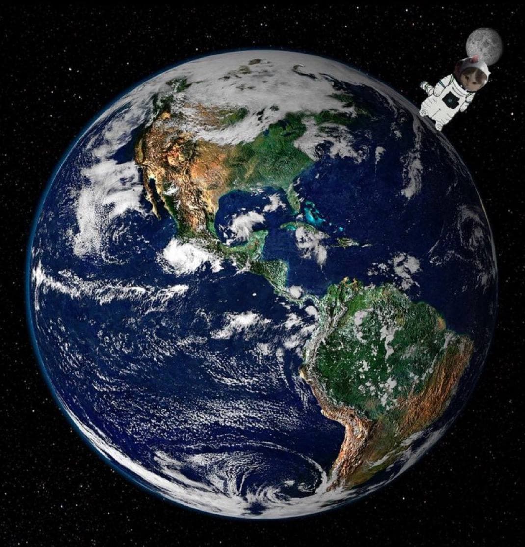 world globe space astronaut